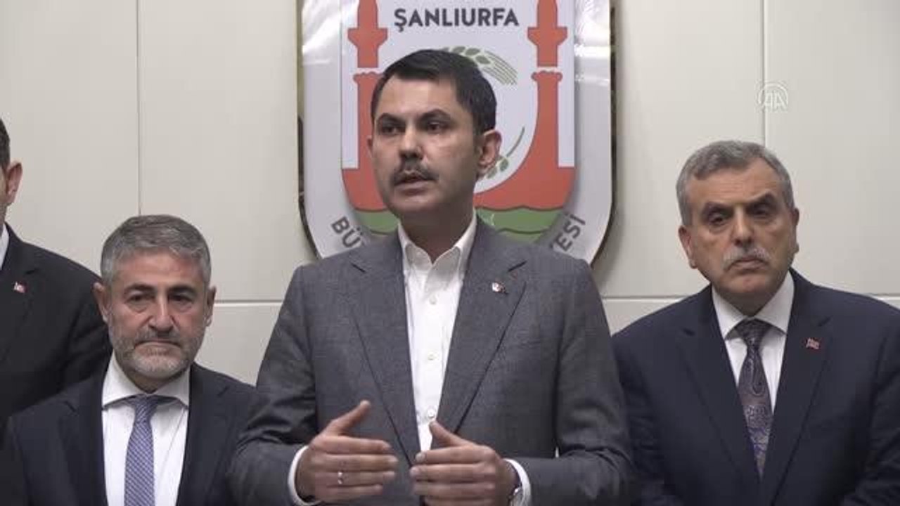 ŞANLIURFA - Bakan Kurum: "İlk evim projesi kapsamında alt yapısı tamamlanmış arsaları vatandaşımıza sunuyoruz"