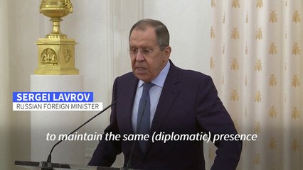 Lavrov suggests Russia could downgrade diplomatic presence in West