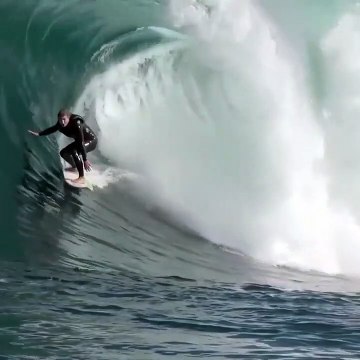 Surfing on Ocean waves