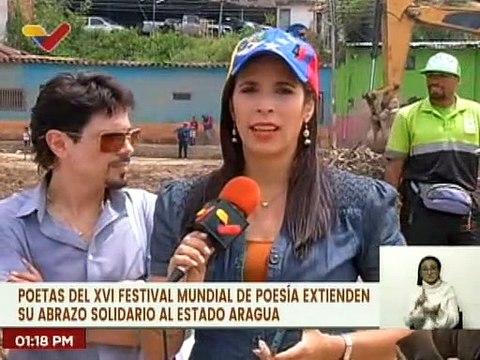 Participantes del XVI Festival Mundial de Poesía se solidarizan con los afectados de Las Tejerías