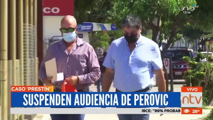 Suspenden audiencia de Sosa
