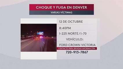 Varios vehículos fueron impactados por un auto