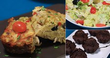 Tajine de pâtes , Salade verte , muffins  - Koujinetna Haka 2 EP 07