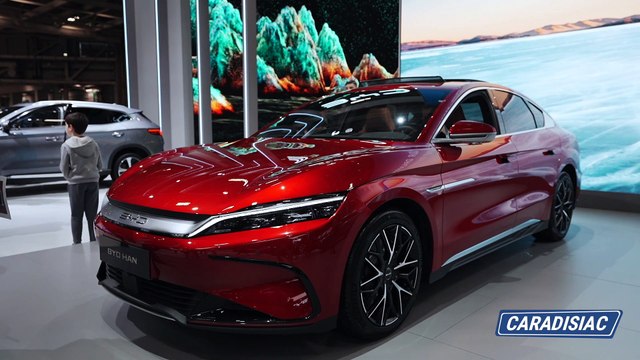 Byd Han : la berline chinoise clairement premium - En direct du Mondial de Paris 2022