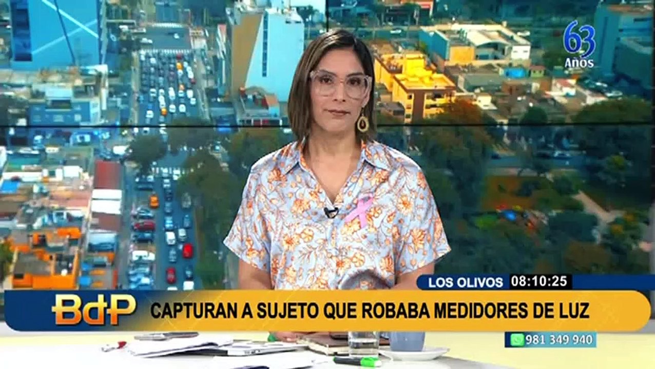 Los Olivos: capturan a sujeto que robó medidores de luz de al menos 12 casas