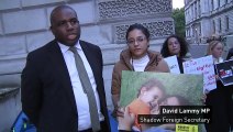 David Lammy joins ‘Free Alaa’ demo outside Foreign Office