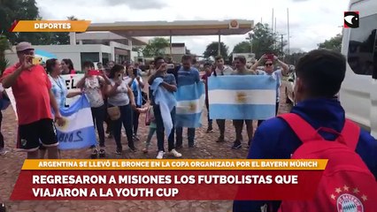 Regresaron a Misiones los futbolistas que viajaron a la Youth Cup