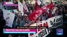 Franceses salen a las calles de París para exigir aumentos salariales