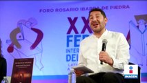 Martí Batres presenta libro en la FIL del Zócalo 2022