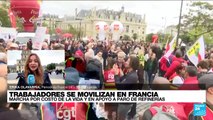 Informe desde París: de forma pacífica finalizó la marcha contra medidas del Gobierno