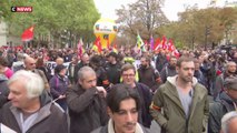 Manifestations pour les salaires : entre 107.000 et 300.000 participants en France, des heurts en marge du cortège parisien