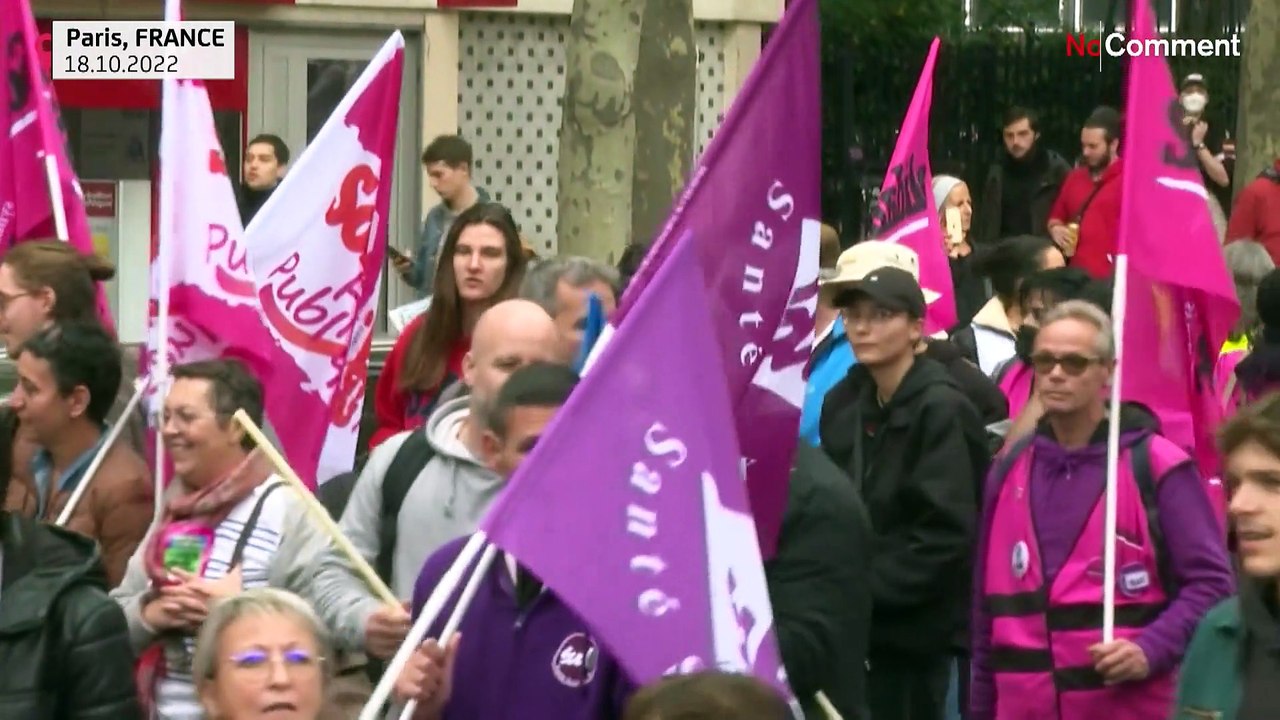 French strike pits workers against government as inflation bites