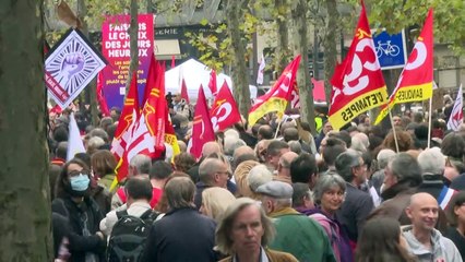 Miles de personas reclaman en Francia un alza salarial en jornada de huelga