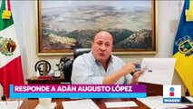 Enrique Alfaro responde a críticas de Adán Augusto López
