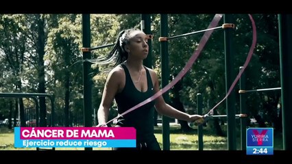 Ejercicio reduce riesgo de cáncer de mama