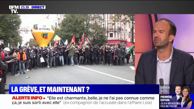 Vers une nouvelle manifestation LFI? Manuel Bompard assure que toutes les options sont sur la table