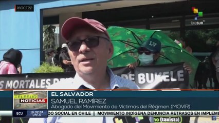Salvadoreños exigieron libertad para sus familiares apresados