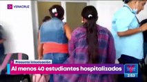 Se intoxican 40 alumnos de una secundaria en Veracruz