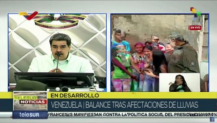 Pdte. Nicolás Maduro: Se salvaron vidas gracias al propio pueblo de las Tejerías