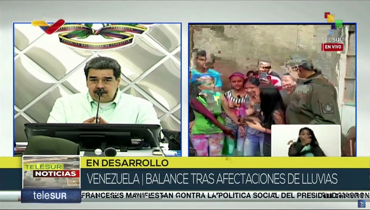 Pdte. Nicolás Maduro: Se salvaron vidas gracias al propio pueblo de las Tejerías