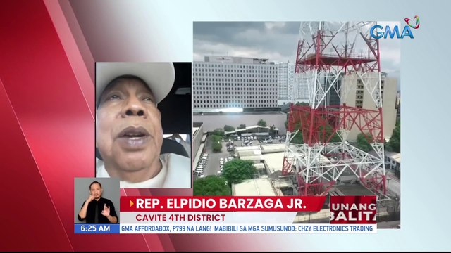 Cavite Rep. Bargaza, gustong paimbestigahan muli ang mga umano'y naging paglabag ng ABS-CBN sa prangkisa nito | UB
