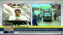 Pdte. Nicolás Maduro y autoridades informan acciones tras afectaciones por lluvias en estado Aragua