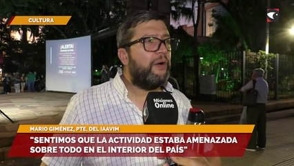 "Sentimos que la actividad estaba amenazada sobre todo en el interior del país"
