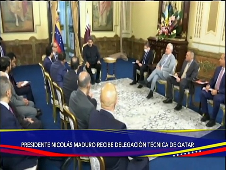 Pdte. Maduro recibe delegación técnica de inversiones de Qatar para fortalecer lazos de cooperación