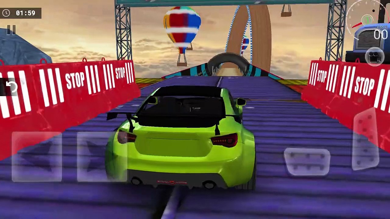 Real Car Stunt Racing Game V3 - Crazy Car GT Driving Game - Android GamePlay #2