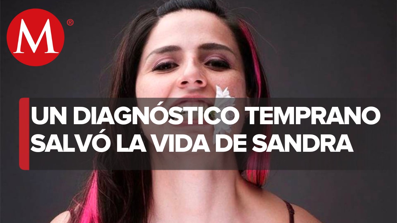 Sandra sobrevivió al cáncer de mama gracias a un diagnóstico temprano