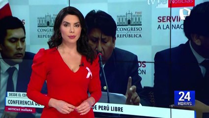 Waldemar Cerrón explica proyecto de ley que busca crear delito de “Persecución Judicial”