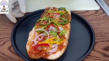 #pizza French Pizza Hot Dog#food......Pizza au hot-dog français