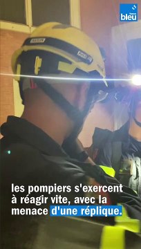 400 pompiers s'entraînent après un faux séisme
