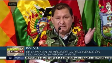 Bolivianos enfrentan nuevos desafíos a 26 años de emitida la Ley de Reforma Agraria