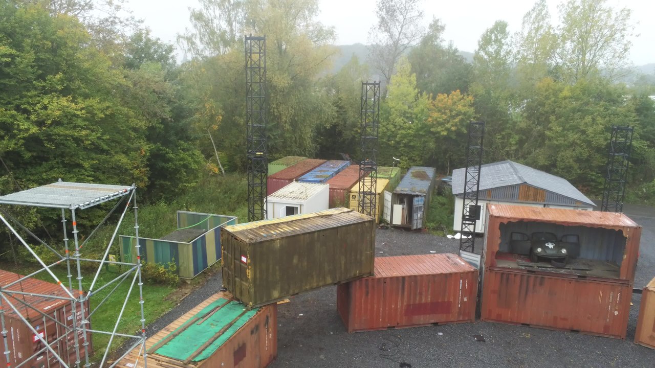 Halloween à Walibi: vue aérienne de la zone Rebellion Land