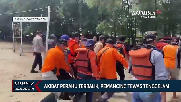 Akibat Perahu Terbalik, Pemancing Tewas Tenggelam