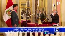 Poder Judicial ordena al Ejecutivo reponer a Daniel Soria en el cargo de procurador general del Estado