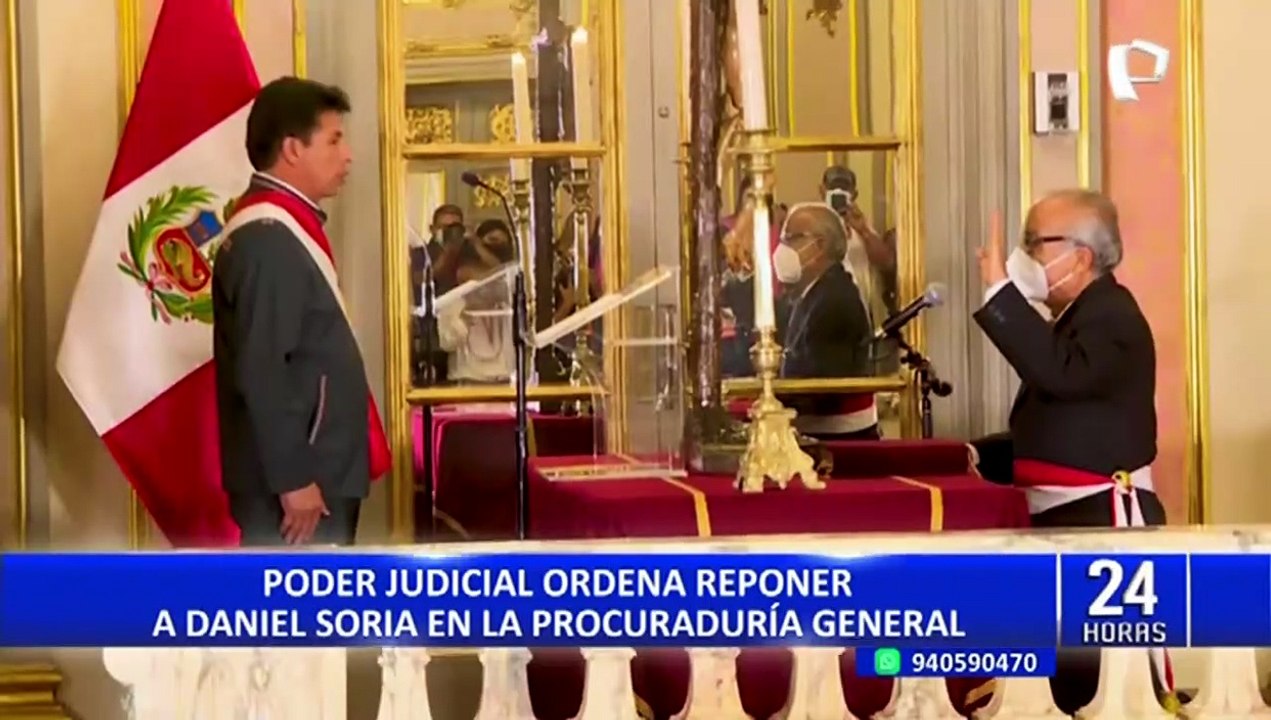 Poder Judicial ordena al Ejecutivo reponer a Daniel Soria en el cargo de procurador general del Estado