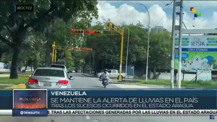 Fuertes precipitaciones causaron desbordamiento de quebradas en estado venezolano de Aragua