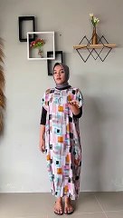 Beautiful women are suitable for wearing this dress, fitting hijab-9