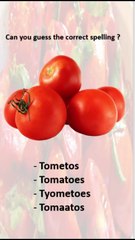 Spelling of the word is correct or not.