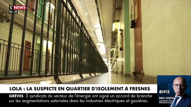 Meurtre de Lola - Révélation sur les conditions d'emprisonnement de la meurtrière présumée de la fillette : Elle a été placée à Fresnes dans un quartier d'isolement