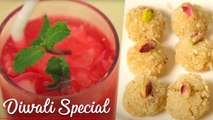 Diwali Special  - Coconut Ladoo - Welcome Drink - Indian Sweet Recipe by Cook Book