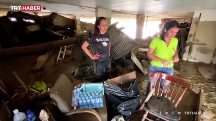 Venezuela'da felaketin boyutu havadan görüntülendi