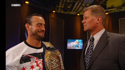 CM Punk and Stephanie Mcmahon backstage segment summerslam 2011
