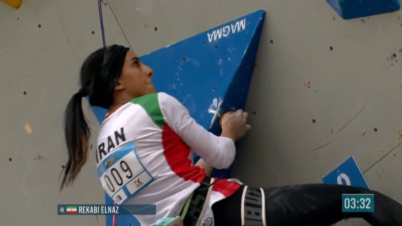 Elnaz Rekabi - Iranische Klettermeisterin ohne Kopftuch bei Wettbewerb in Südkorea