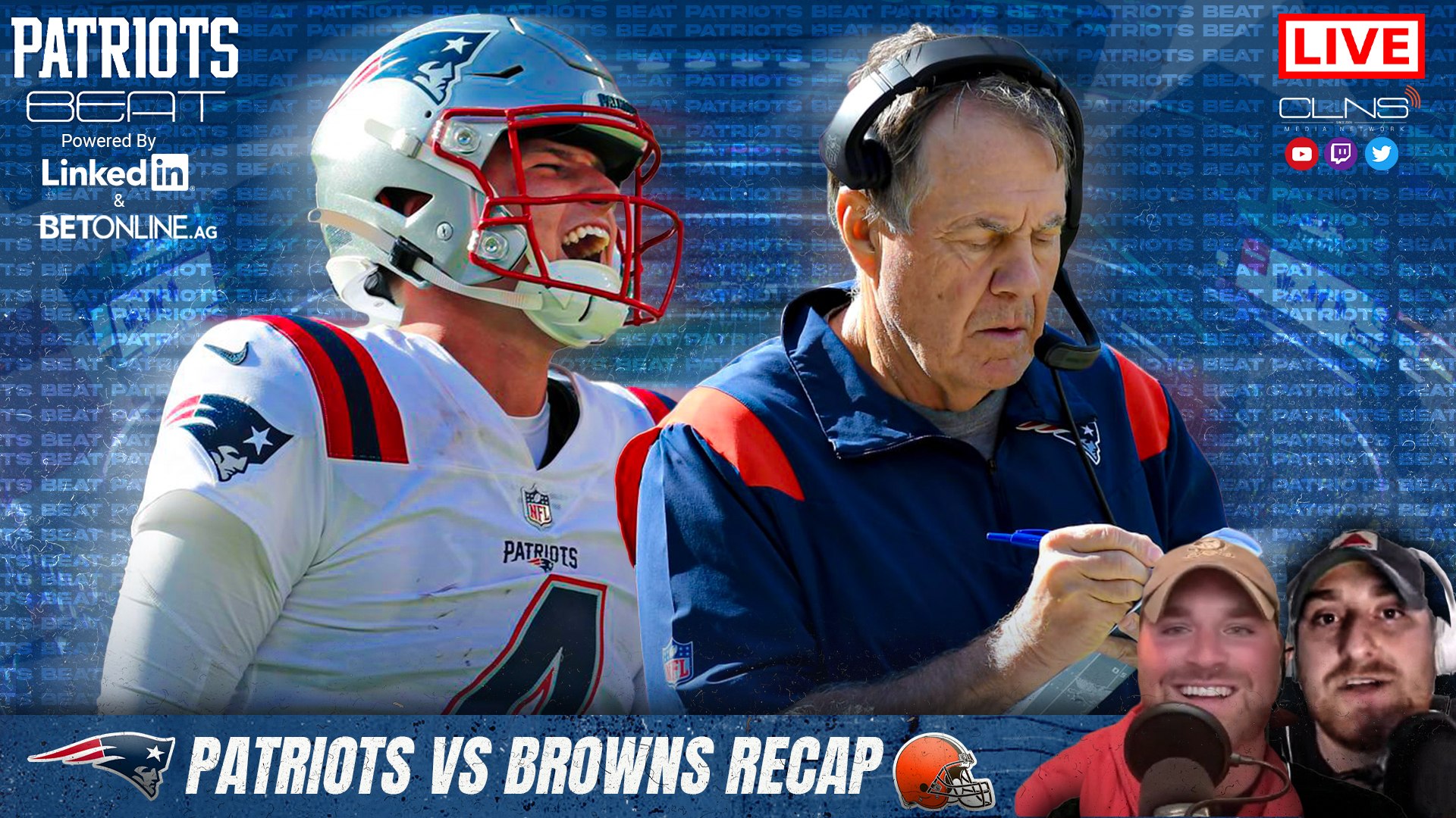 LIVE: Patriots vs Browns Postgame Show 