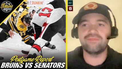 Bruins Lose First Game of Season vs Senators | Postgame Report