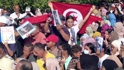 شاهد: مظاهرات في تونس للمطالبة بالبحث عن مهاجرين مفقودين والتنديد بدفن جثت دون إشهار لهوياتها