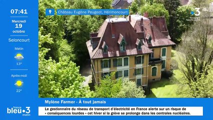 19/10/2022 - Le 6/9 de France Bleu Belfort Montbéliard en vidéo